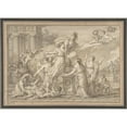 thumbnail image 2 of Joseph-Marie Vien 14x11 Gold Ornate Wood Frame and Double Matted Museum Art Print Titled - Allegory of the Arts (1796), 2 of 4