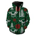 thumbnail image 2 of Sudadera con capucha para hombre, estilo navideño, con cremallera, divertida, Tops con estampado 3D, chaquetas con capucha, ropa de calle de manga larga, moda Unisex, 2 of 4
