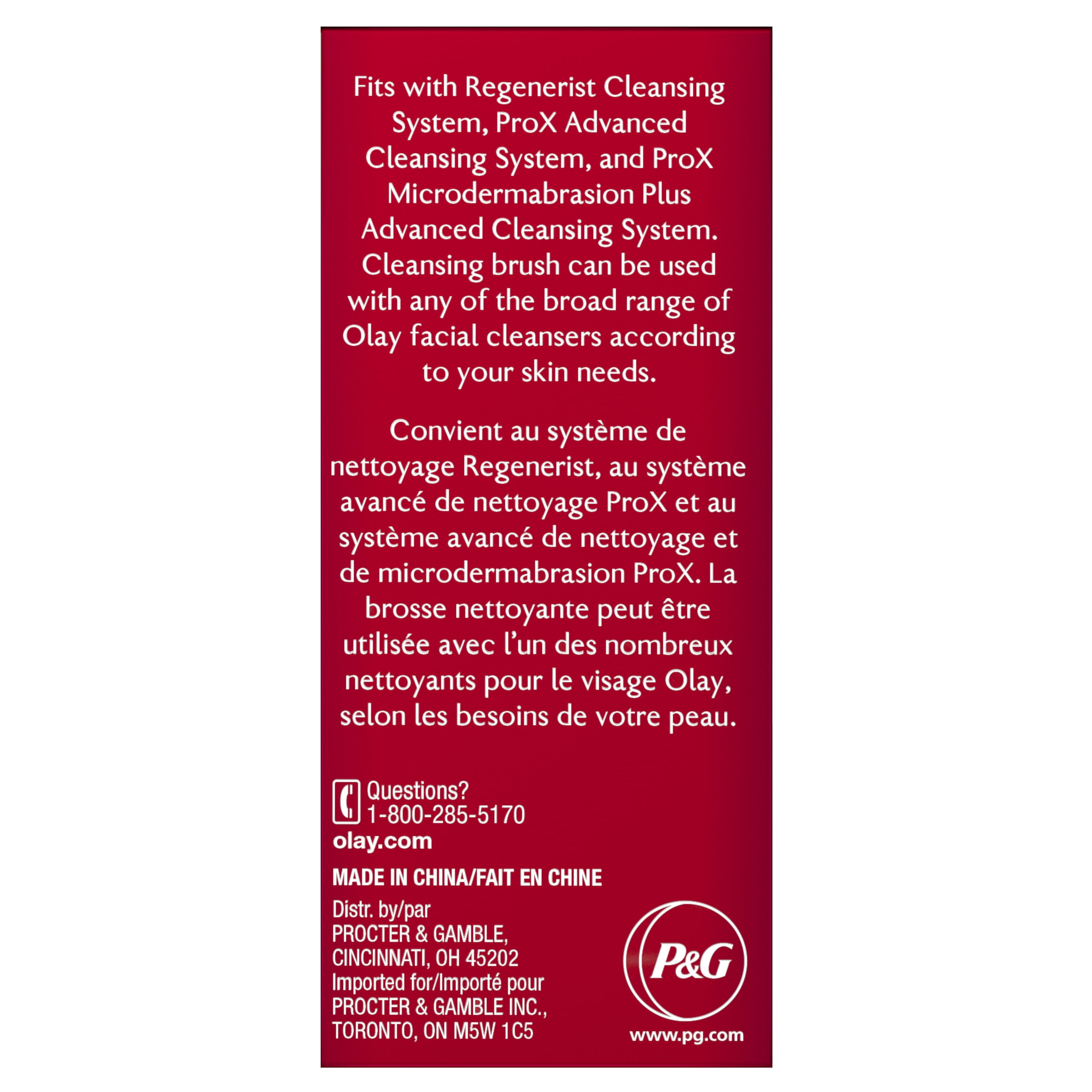 Olay Facial Cleansing Brush Heads, 2 Count
