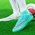 thumbnail image 3 of Mens Soccer Shoes Non-slip Football Boots Cleats Grass Soccer Sneakers, 3 of 6