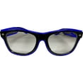 thumbnail image 2 of Studio Halloween Rae Band EL Wire Light Up Glasses Blue Costume Accessory, 2 of 2