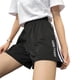 thumbnail image 5 of Sonducket Pantalones cortos casuales de verano sueltos de cintura alta pierna ancha letras laterales bordado Streetwear para niñas baloncesto Blanco METRO 2piezas, 5 of 6