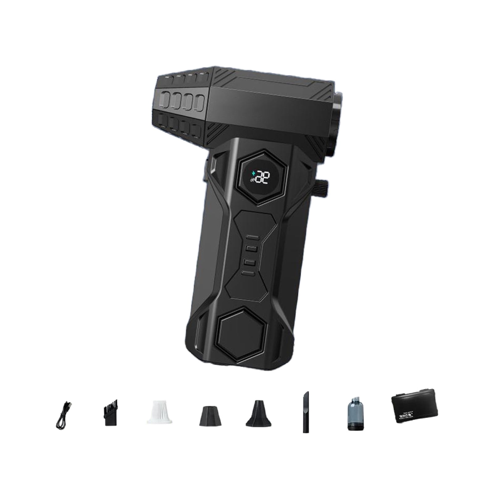 Small USB Powered Boosts Blower 580000 High Speed Air Dusters Ergonomic Grip For Electronics Car Cleaning Use
