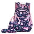 thumbnail image 1 of MesaSe Student Backpack Bow Print Waterproof Smooth Zipper Bookbag Handbag Pencil Bag for Primary School Students, 1 of 11