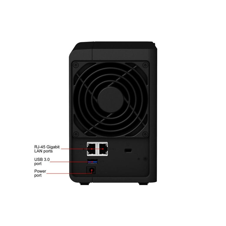 Synology DiskStation DS220+ Network Attached Storage Case, 2-Bay