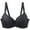 Plus size bras for women-Black, variant on Homenesgenics Bras for Women Plus Size Sports Bra Women's Sexy Non Magnetic and Non Steel Ring Gathered Bra with Thin Cup and Adjustable Sexy Lace Bra Underwear Pink XXL