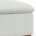 thumbnail image 5 of Simpli Home Jasmine Ottoman in Performance Fabric, Assembled, 5 of 7