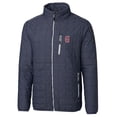 thumbnail image 2 of Men's Cutter & Buck Heather Navy Greenville Drive Rainier PrimaLoft Big & Tall Eco Insulated Full-Zip Puffer Jacket, 2 of 3