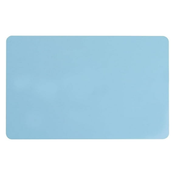 Light Blue PVC Cards - 500 Pack CR80 30 Mil - Standard Credit Card Size - for ID, Membership, Gift & Loyalty Programs - Compatible with DataCard, Zebra & Fargo Printers Pack of 500 Sealed