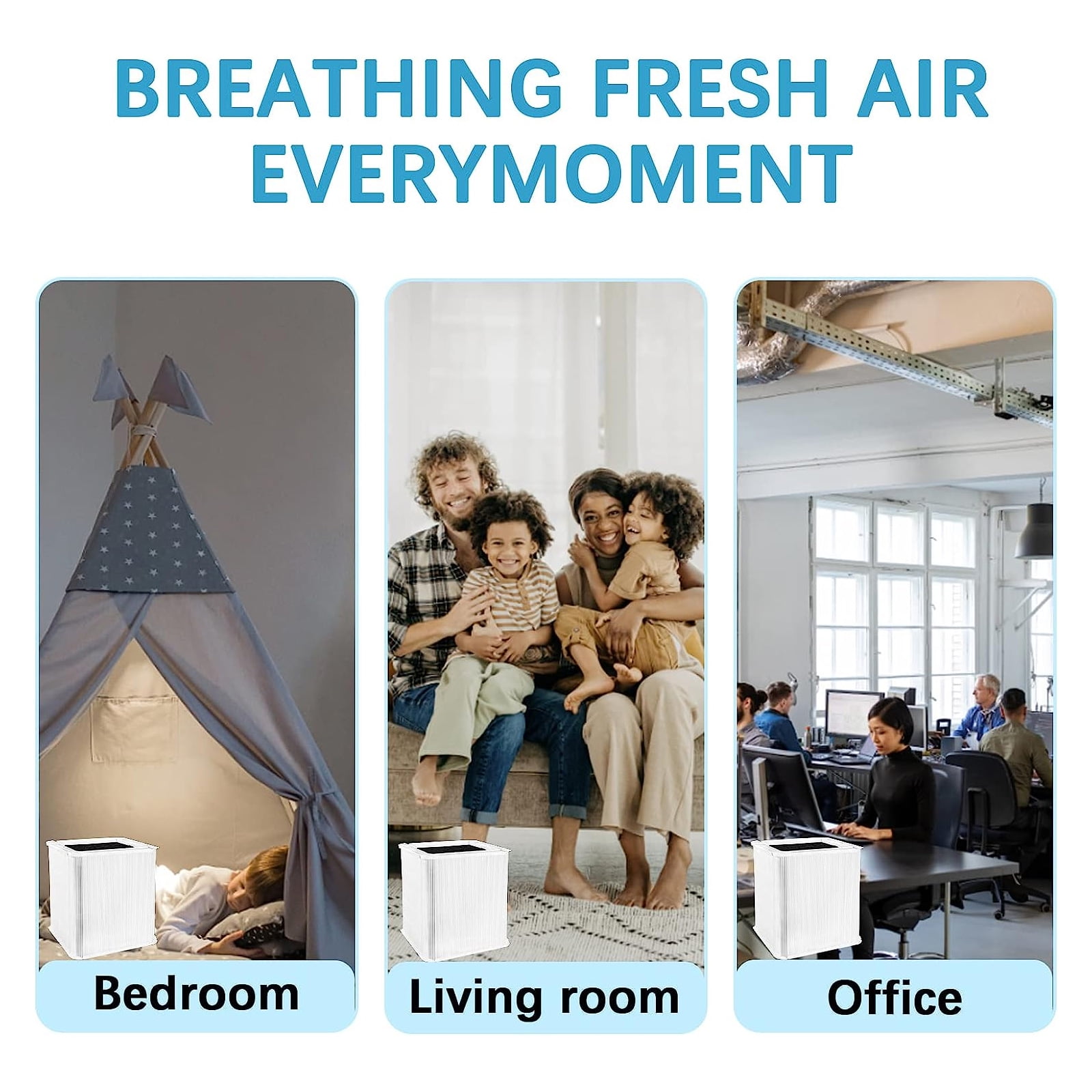 Plastic Air Cleaners Filter Air Purifier Filter Plastic Air Cleaners HEPA Filter Accessories for Blue 211+