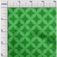 thumbnail image 2 of oneOone Viscose Jersey Green Fabric Geometric Sewing Material Print Fabric By The Yard 60 Inch Wide, 2 of 4