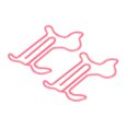 thumbnail image 3 of Petits Trombones, 100pcs en Forme de Chien Trombones Paperclips Finition de Luxe, 3 of 5