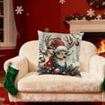 thumbnail image 2 of 3D Effect Christmas Pillowcase Cover - Festive Home Sofa Decoration, 2 of 6