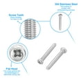 thumbnail image 3 of Uxcell Phillips Pan Head Screws, 60 Pack M2-0.4 x 14mm 304 Stainless Steel 18-8 Full Thread Pan Head Machine, 3 of 7