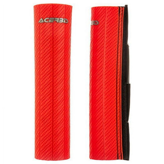 Acerbis Upper Fork Guards Red for Kawasaki KX500 1983-2004