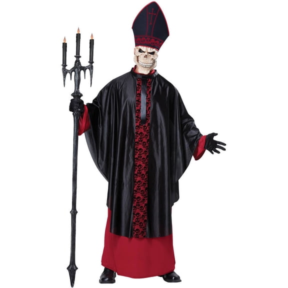 Deluxe Black Mass Demonic Bishop Adult Costume
