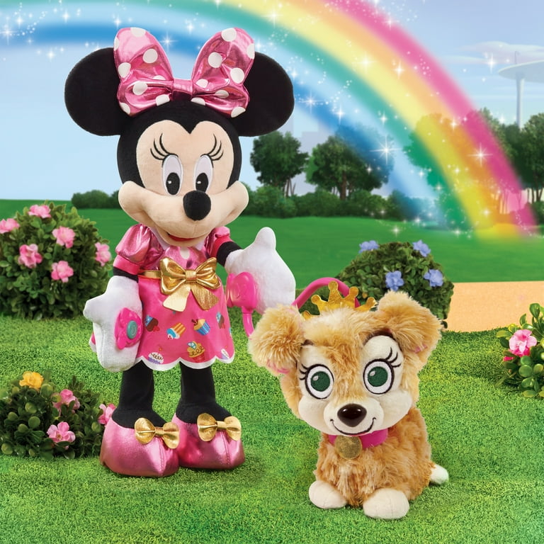 Disney Junior Minnie Mouse Party Play Pup Feature Plush