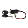 thumbnail image 4 of Almencla Ignition Switch Lock Key Starter Switch Multipurpose High s Locks Cylinder Lock for Golf Cart Motorcycle Moped 4 cable, 4 of 8