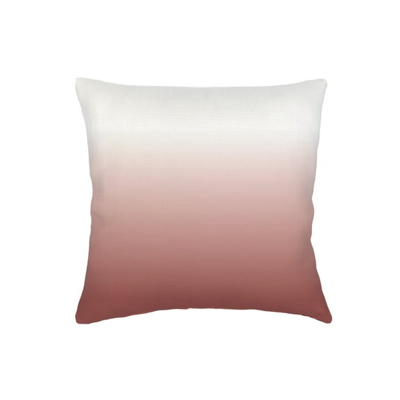 Terracotta Ombre Linen Pillow 20x20 Down