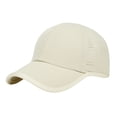 thumbnail image 2 of Quick Dry Hat Unstructured Athletic Baseball Cap Lightweight Running Golf Cap for Women Men, Beige, 2 of 6