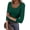 Deep Green, variant on ANRABESS Womens 3/4 Sleeve Scoop Neck Tops Ribbed Knit Slim Fitted Casual Basic Tee Shirts 2026 Fall Trendy Going Out T-Shirt White Large