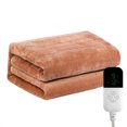 thumbnail image 1 of yeacher Electric Heated Blanket Heating Pad Warm Blanket Fast Heating Winter Body Warmer Cozy Mattress Cover 180x130cm with 9 Temperature Levels and Timer for Home 220-240V, 1 of 7