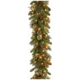 thumbnail image 1 of Guirnalda Navideña De Ratán De 2,7 M Con 50 Luces Led, Guirnaldas Navideñas Artificiales, Decoraciones Para Árbol De Navidad, Chimeneas, Escaleras, Puerta, Jardín, Patio Eigraketly HA038499-00, 1 of 6