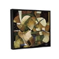thumbnail image 3 of Stupell Industries Layered Shapes Cubism Arrangement Painting Jet Black Floating Framed Canvas Print Wall Art, Design by Jonathan Parsons, 3 of 6