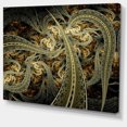 thumbnail image 2 of Metallic Fabric Pattern - Abstract Print On Canvas, 2 of 3