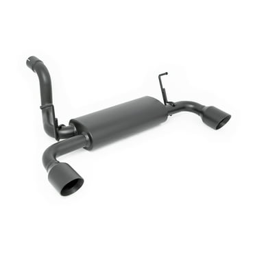 Rough Country Black Performance Dual Outlet Exhaust for 18-23 Jeep JL - 96003 Fits select: 2021 JEEP WRANGLER UNLIMITED, 2020 JEEP WRANGLER