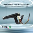 thumbnail image 3 of Cable de extensión Adaptador de tarjeta gráfica M2 M Key SSD a PCIe NVME a PCI-E 3.0 16X Cable de extensión Barbie Nuevos Originales, 3 of 8