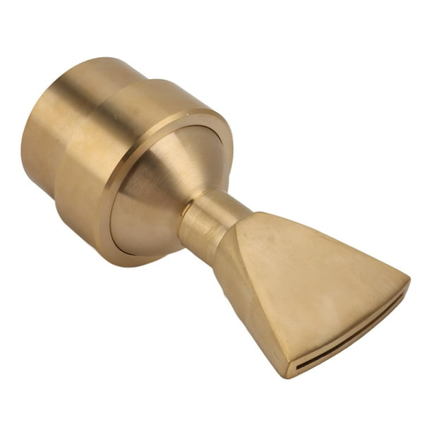 Boquilla de Fuente en Forma de Abanico de Cobre con Rango de Rociado Ajustable Adecuada para Riego de Jardines y Fuentes