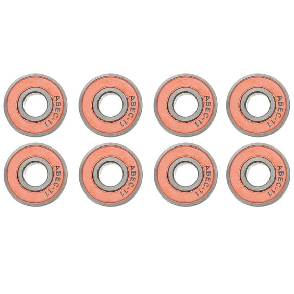 ELAYARD Orange Carbon Steel Skateboard Bearings Replacement Set for Skateboards and Scooter Accessories and Smooth