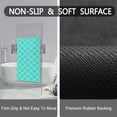 thumbnail image 4 of Modern Turquoise Bathroom Rug 20"x32" Non Slip Quick Dry Super Water Absorbent Green Bath Mat Washable Luxury Thin Bathroom Rugs Fit Under Door, 4 of 6