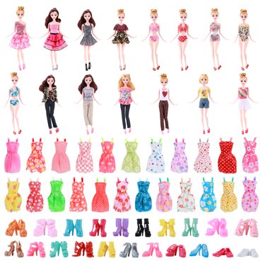 Expressions 6pc Dress Up Royalty Shoes with Heels Set in Carrying Bag ...