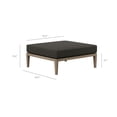 thumbnail image 5 of Northlake Outdoor Teak Wood Loveseat and Ottoman Set in Weathered Gray Flint, 5 of 10