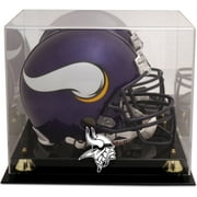 Minnesota Vikings Golden Classic Helmet Display Case with Mirror Back