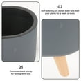 thumbnail image 3 of FESTFENDS Self Watering Flowerpot 1Pack for Indoor Plants in Gray Color, 3 of 8