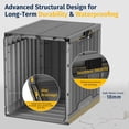 thumbnail image 3 of 31 Gallon Waterproof Resin Storage Box with Latch for Deck,  & Indoor Use -  Resistant, 3 of 6