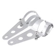 thumbnail image 4 of Soportes De Faros Delanteros De Motocicleta De Acero Inoxidable Soporte De Montaje Universal (Plata) 1 Par Inevent VI002595-00, 4 of 7