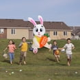 thumbnail image 5 of 4.9FT Inflatable Easter Bunny Blow up Decorations, Easter Inflatables Rabbit with Build-in LED Lights for Easter Party Yard Garden Lawn Indoor Outdoor Decor, 5 of 7