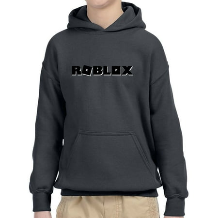 New Way New Way 1168 Youth Hoodie Roblox Block Logo Game - grey female hoodie roblox