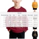 thumbnail image 3 of Sudadera sin capucha para niños, con estampado navideño, cuello redondo, manga larga, forro polar, para niños de talla mediana a grande, blusa de poliéster para niños., 3 of 5