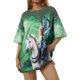 thumbnail image 4 of SAYOO Camiseta de impresión Elf para mujeres SAYOO moda, 4 of 9
