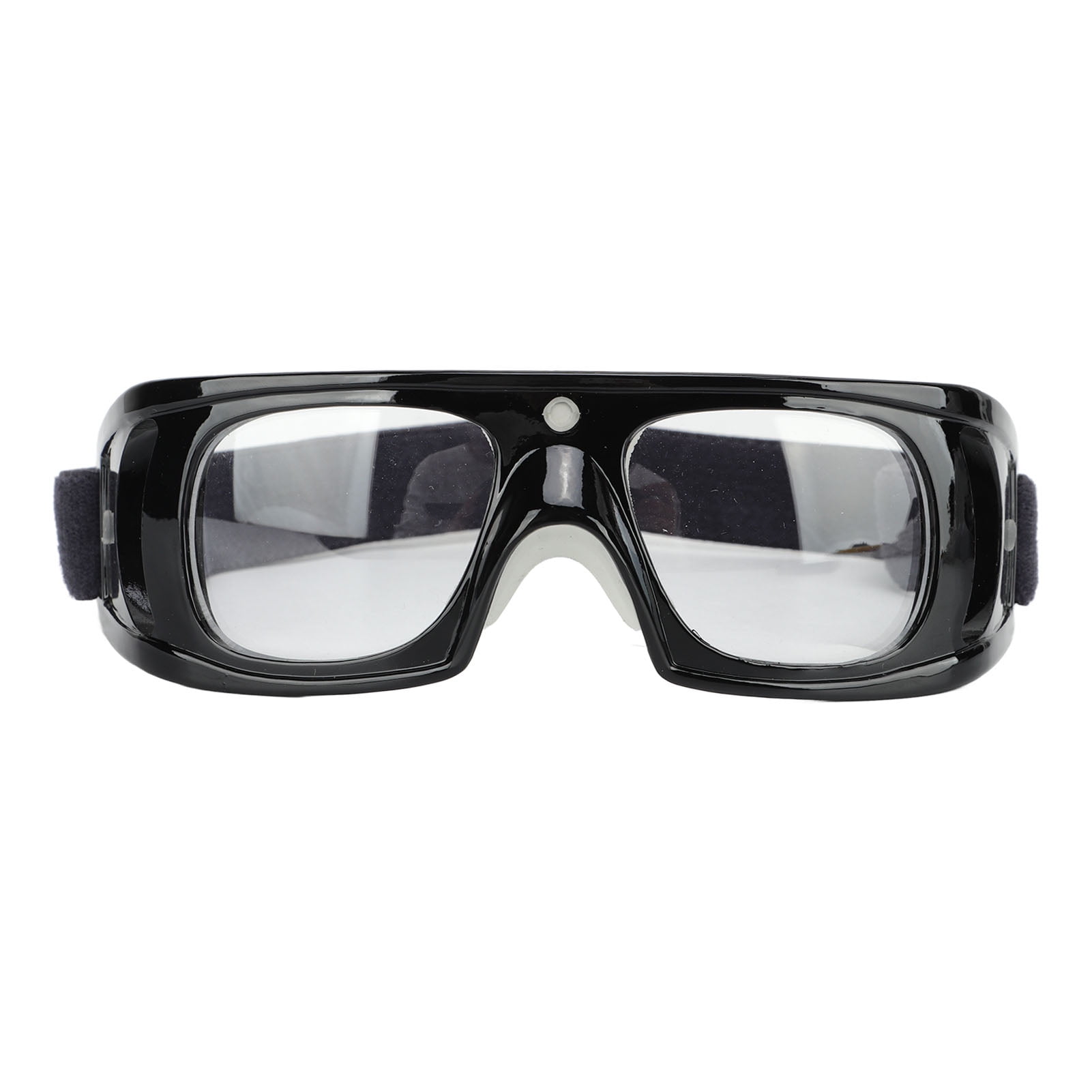 NFTIGB Sport Goggles for Kids, Youth Basketball Protective Glasses, Anti-Fog Scratch Resistant PC Material Eyewear with Adjustable Strap, 7.09 inches / 18 cm, Black
