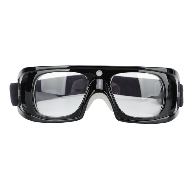 Lunettes de Sport, Conception Réglable Lunettes de Basketball Protectrices Incurvées Matériau PC Ajustement Monture Impact Lunettes de Sport Protectrices pour Enfants