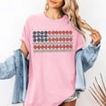 thumbnail image 6 of America 250 Shirt Womens 3/4 Sleeve Patriotic Graphic Tee Summer Casual Outdoor Top Pink XXL, 6 of 6