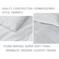 thumbnail image 4 of Chezmoi Collection Calvin 3-Piece Jacquard Comforter Set Full Size, White Textured Woven Lightweight Comforter Bedding for All Season, 4 of 9