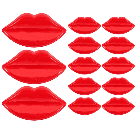 100 Pcs Lip-Shaped Plastic Sewing Buttons for Crafts, Doll Clothes, Accessories, Home Decor Embellishments