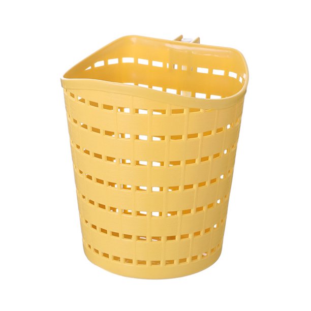 Laundry Basket Organizer With Single Hook Wall Hanging Shelf For Home